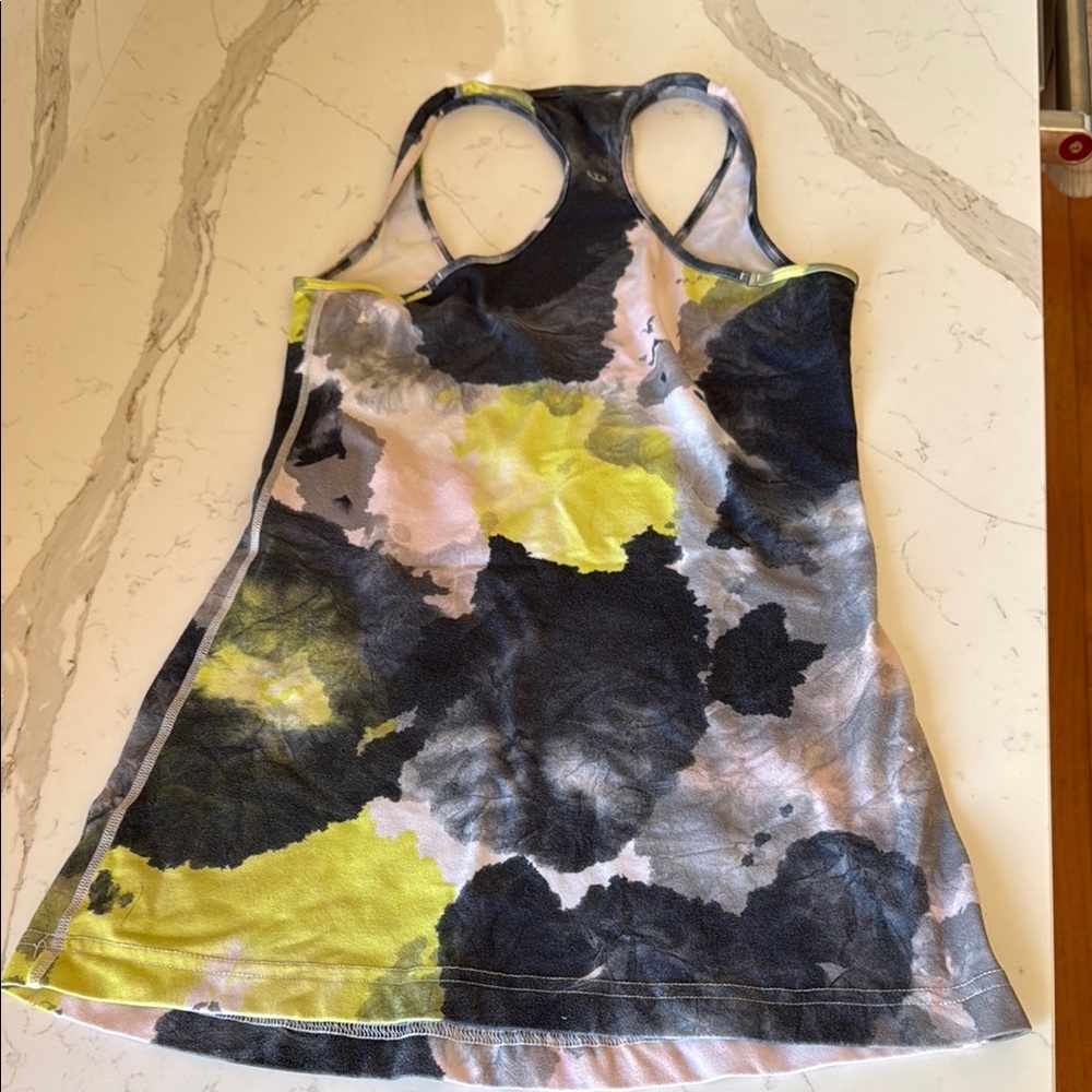 Tie-Dye Racerback Tank Top - Picture 2 of 2